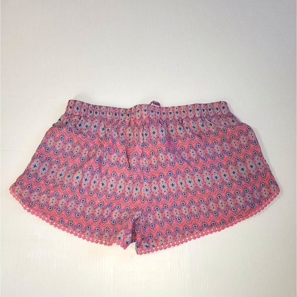 Atmosphere women's pink and blue drawstring tie shorts size 8 1236 - Picture 3 of 7